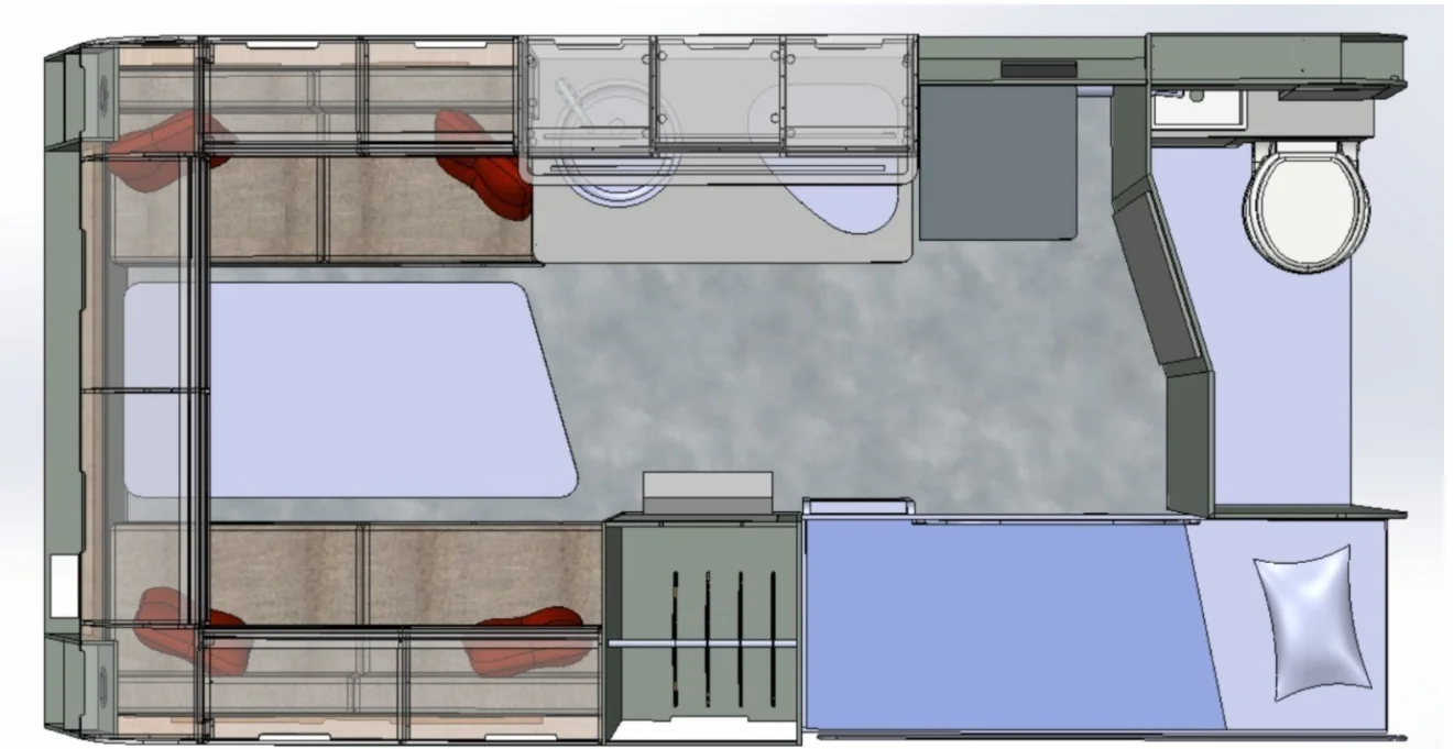 ARCHURAY OMNİ 4.10 Gece Yatak Düzeni Varyasyon 1