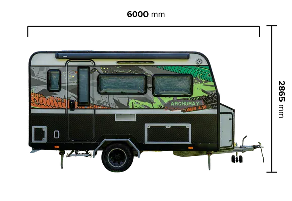 ARCHURAY OMNİ 4.10 Yan Görünüm - Karavan Boyutları